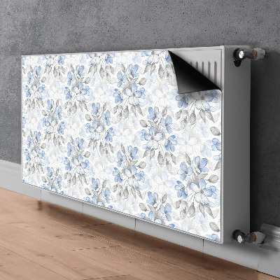 Printed radiator mat Flowers