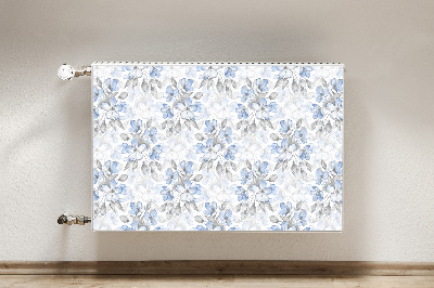 Printed radiator mat Flowers