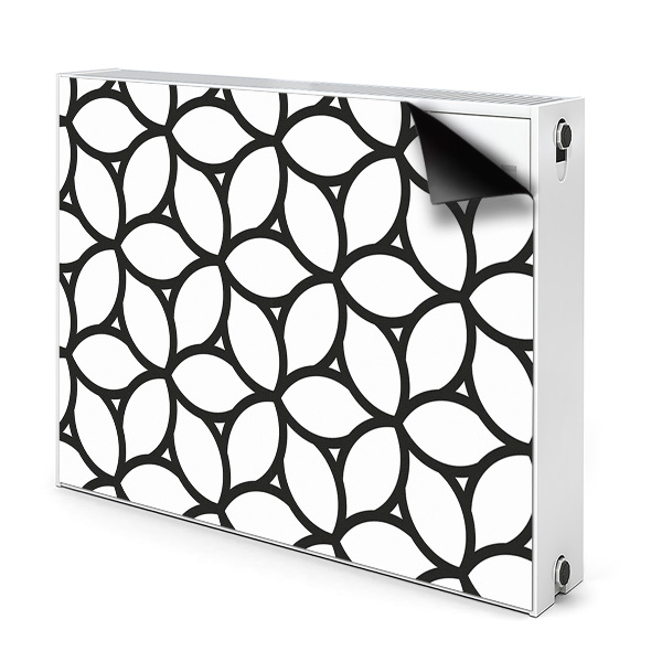 Printed radiator mat Geometric shapes