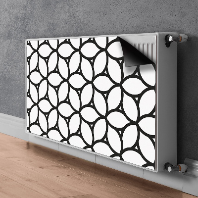 Printed radiator mat Geometric shapes