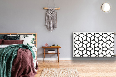 Printed radiator mat Geometric shapes