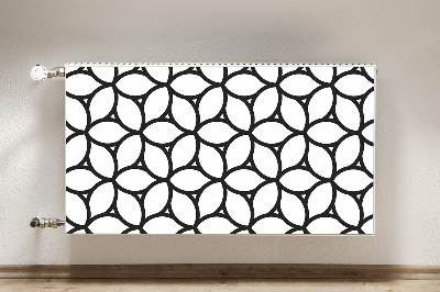 Printed radiator mat Geometric shapes