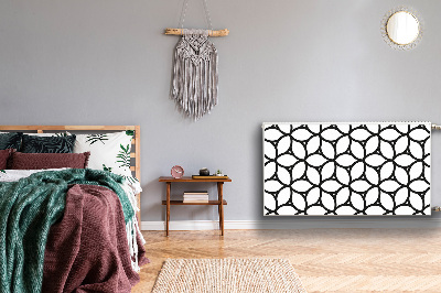 Printed radiator mat Geometric shapes