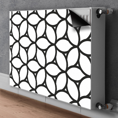 Printed radiator mat Geometric shapes