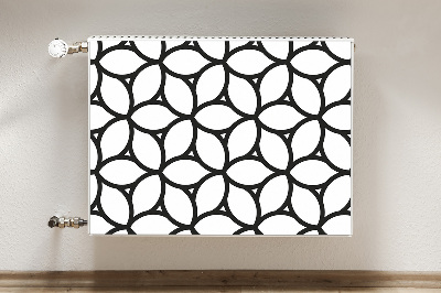 Printed radiator mat Geometric shapes