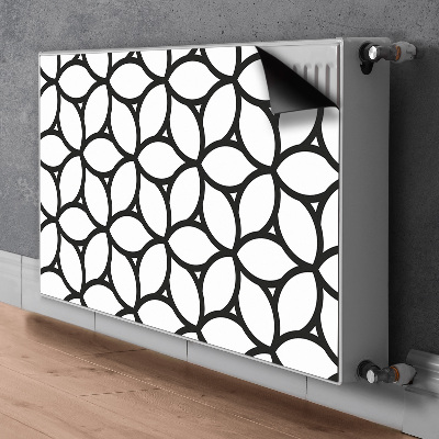 Printed radiator mat Geometric shapes