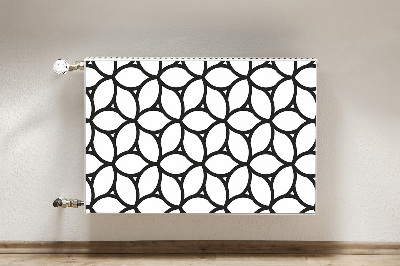 Printed radiator mat Geometric shapes