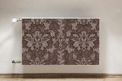 Magnetic radiator mat Pattern style damask