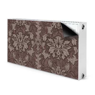 Magnetic radiator mat Pattern style damask