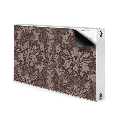 Magnetic radiator mat Pattern style damask