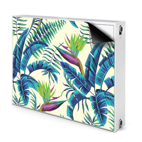 Magnetic radiator mat Tropical picture