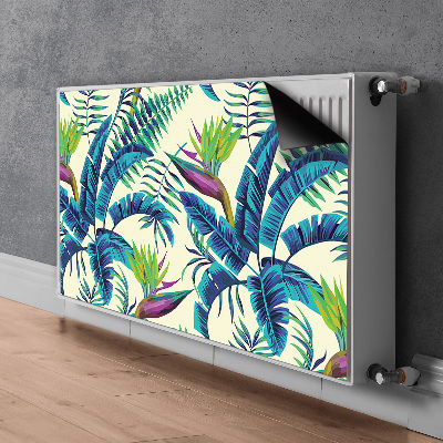 Magnetic radiator mat Tropical picture