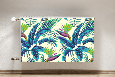 Magnetic radiator mat Tropical picture