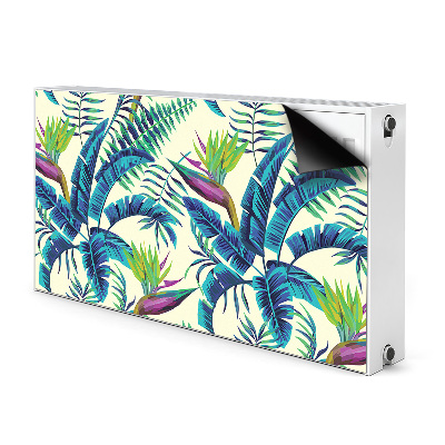 Magnetic radiator mat Tropical picture