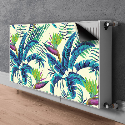 Magnetic radiator mat Tropical picture