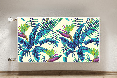 Magnetic radiator mat Tropical picture