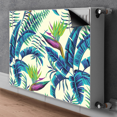 Magnetic radiator mat Tropical picture