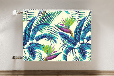 Magnetic radiator mat Tropical picture