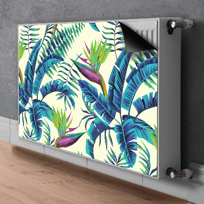 Magnetic radiator mat Tropical picture