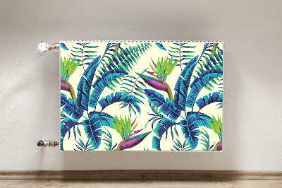 Magnetic radiator mat Tropical picture