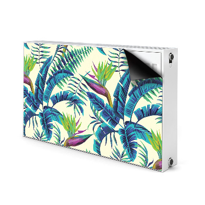 Magnetic radiator mat Tropical picture