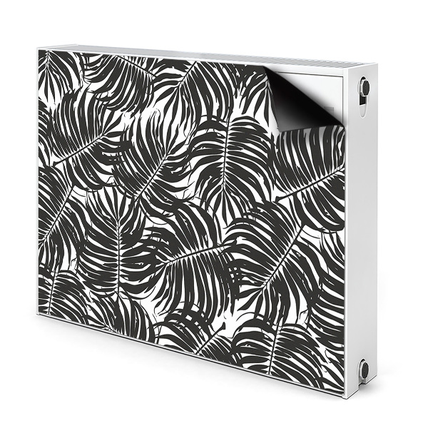 Radiator cover Black leaves