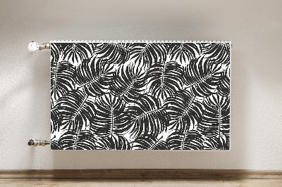 Radiator cover Black leaves