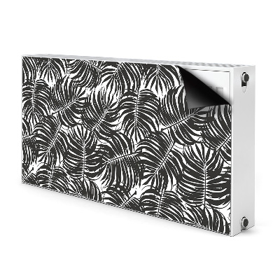 Radiator cover Black leaves