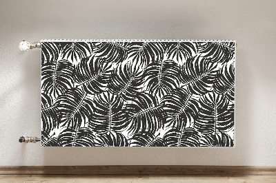 Radiator cover Black leaves