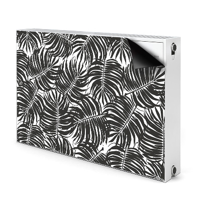 Radiator cover Black leaves