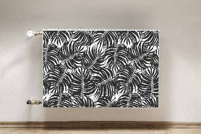 Radiator cover Black leaves