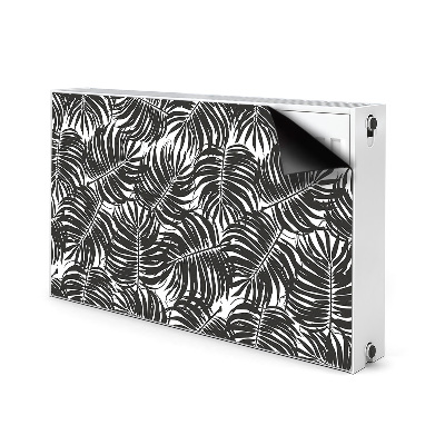 Radiator cover Black leaves