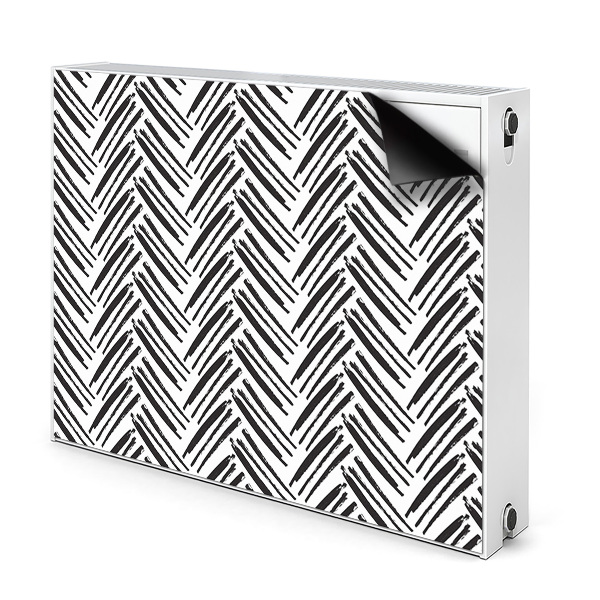 Magnetic radiator mat Flankeet pattern