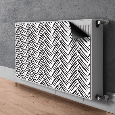 Magnetic radiator mat Flankeet pattern