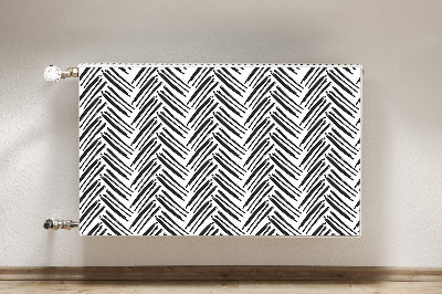 Magnetic radiator mat Flankeet pattern