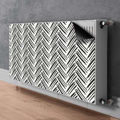 Magnetic radiator mat Flankeet pattern