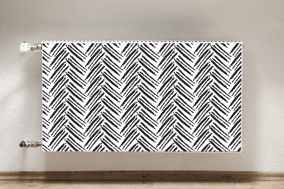 Magnetic radiator mat Flankeet pattern