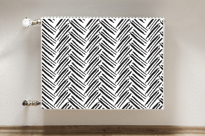 Magnetic radiator mat Flankeet pattern