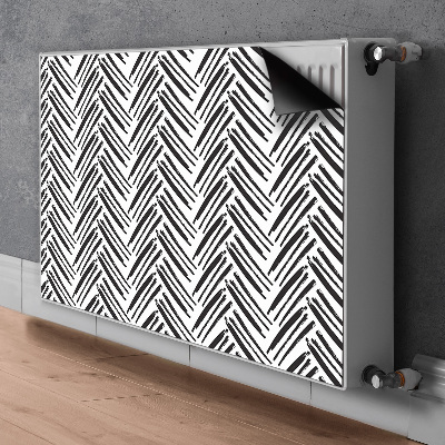 Magnetic radiator mat Flankeet pattern