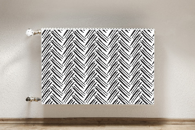 Magnetic radiator mat Flankeet pattern