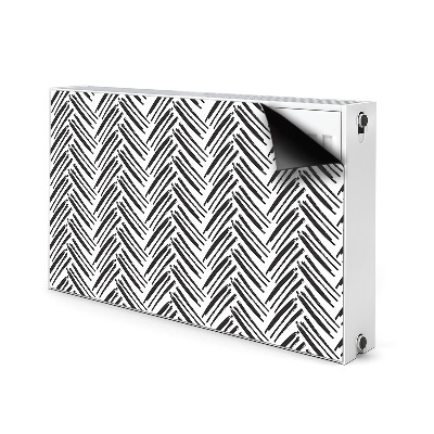 Magnetic radiator mat Flankeet pattern