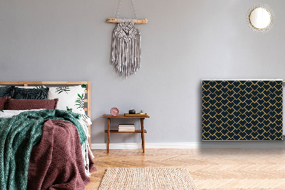 Decorative radiator cover Scandinavian pattern