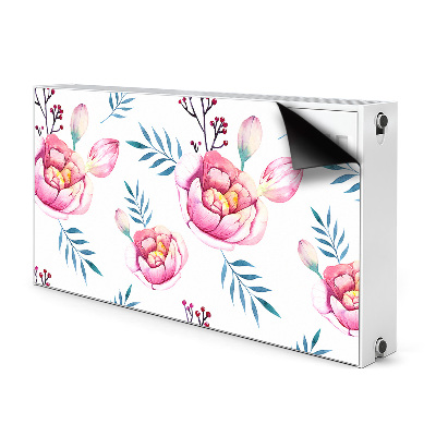 Printed radiator mat Flowers