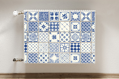 Decorative radiator mat Azulejos tiles