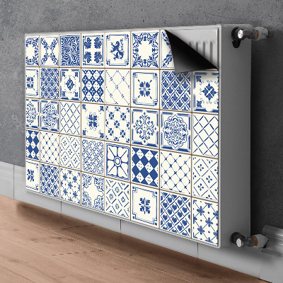 Decorative radiator mat Azulejos tiles