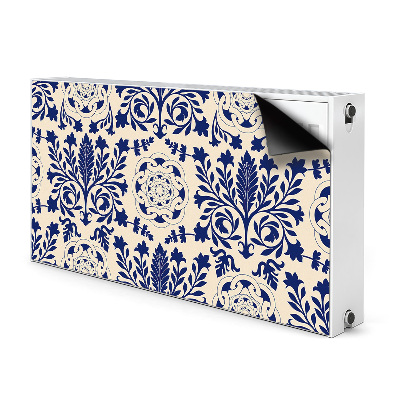 Magnetic radiator cover Blue pattern