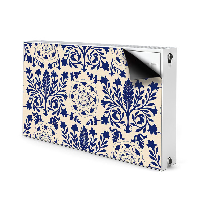 Magnetic radiator cover Blue pattern