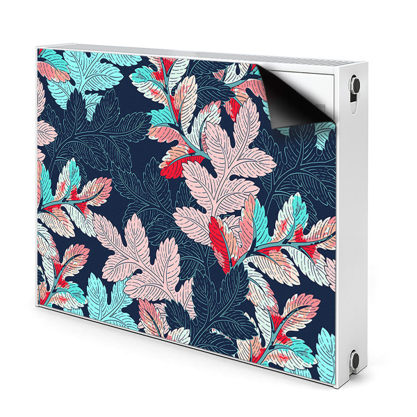 Printed radiator mat Deciduous pattern