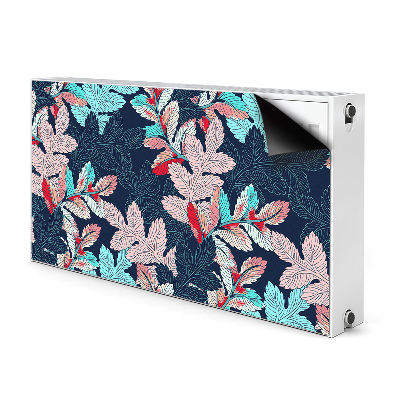 Printed radiator mat Deciduous pattern