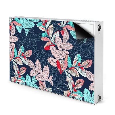 Printed radiator mat Deciduous pattern